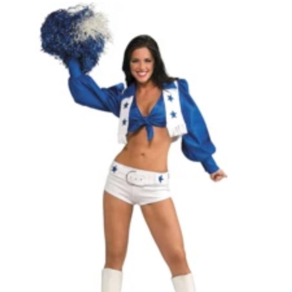 Used DALLAS COWBOYS CHEERLEADER HALLOWEEN COSTUME